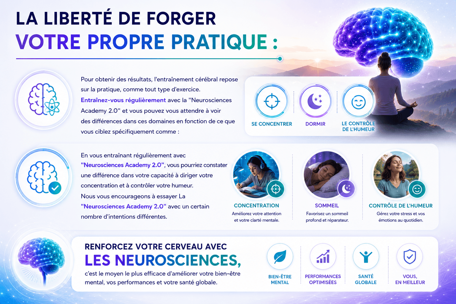 La liberté de forger votre propre pratique