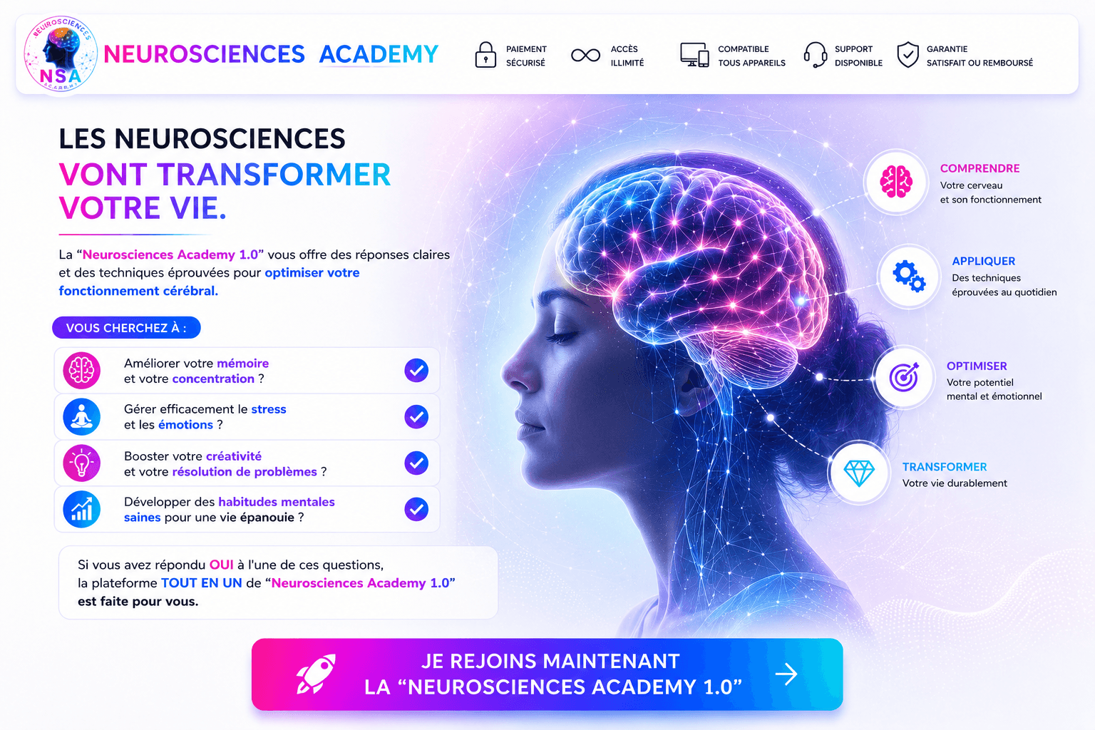 Les neurosciences vont transformer votre vie